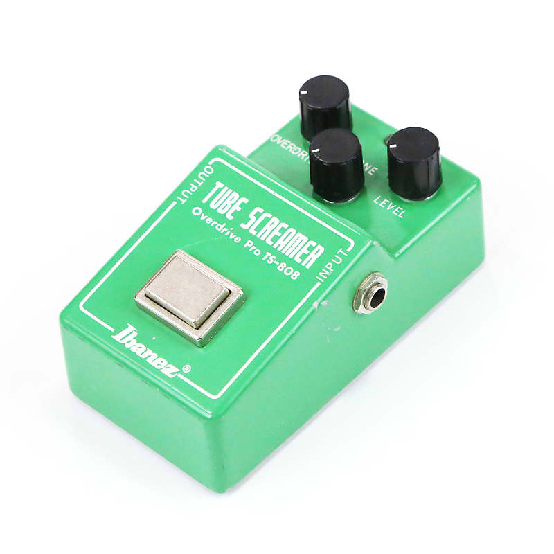 1980 Ibanez TS-808 Tube Screamer Overdrive Pro Vintage Original Maxon  Distortion Effects Pedal SRV Cesar Diaz Version 1st Variant JRC4558D Chip  MIJ 