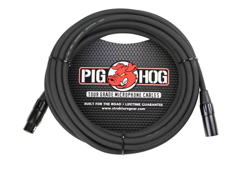 Pig Hog PHM30 XLR Microphone Cable - 30' 2010s - Black image 1