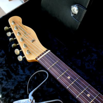 FENDER "Custom Shop 1960 Telecaster Custom Heavy Relic,Aged Inca Silver" HARDCASE, PAPERS image 12