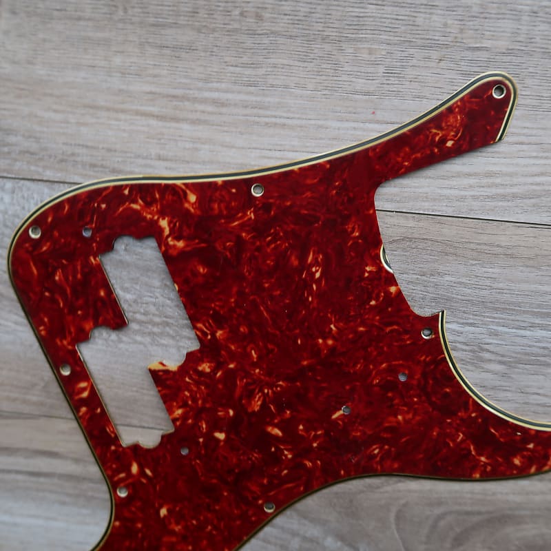 58 10 hole fender precision celluloid tortoise pickguard USA Reverb