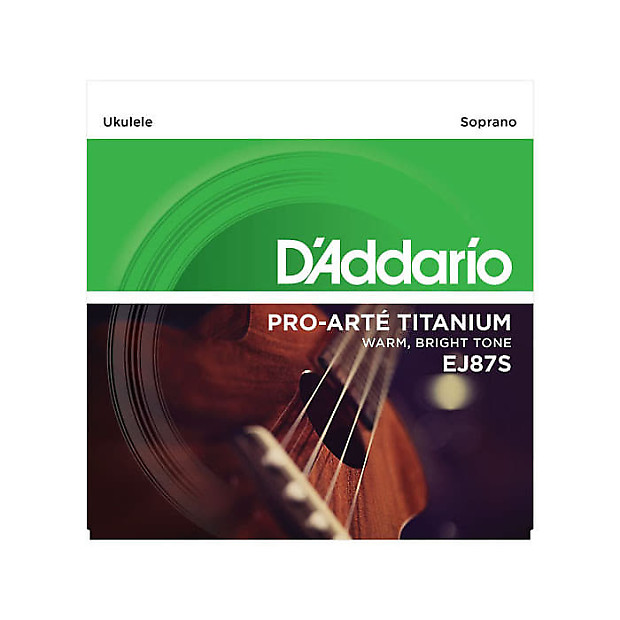 D'Addario EJ87S Titanium Soprano Ukulele Strings image 1