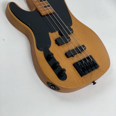 Schecter Model-T Session LH Aged Natural Satin ANS Left-Handed Bass  Model T image 6