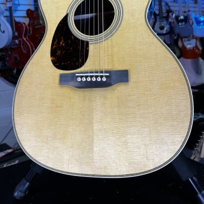 Martin OM-28 Left Handed Acoustic Guitar - Natural with Rosewood Authorized Dealer! 779 GET PLEK’D! image 3