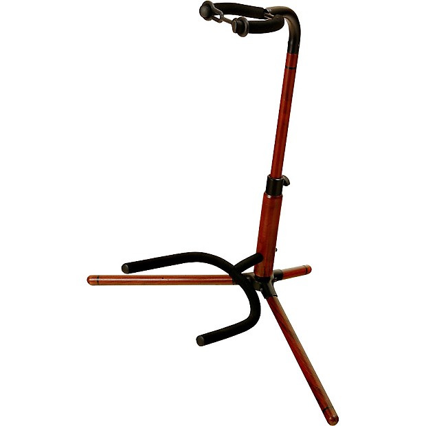On-Stage WGS100 Rosewood Guitar Stand image 1
