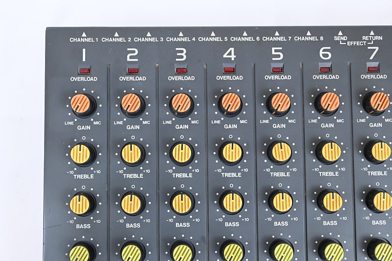 配信機器・PA機器・レコーディング機器 BOSS BX-80 8CHANNEL STEREO MIXER 206A12 Roland Boss BX-80 8 Channel Stereo Mixer | Compact Mixer | 8