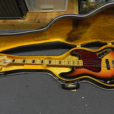 Carlo Robelli Jazz Bass c.1975 Sunburst image 15