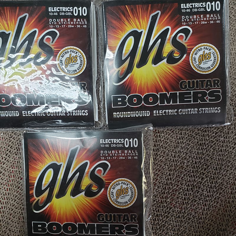 GHS Steinberger double ball string 1046 dbgbl 010 3 sets Reverb