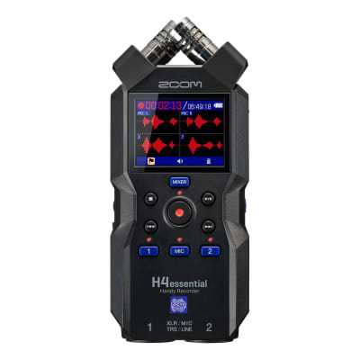 Zoom H4essential 4-Track 32-Bit Float Handy Recorder with Built-in Microphones image 1