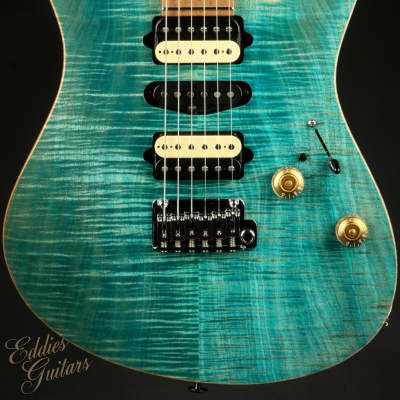 Suhr Modern - Bahama Blue/Roasted 5A Birdseye Maple Neck 2023 image 2