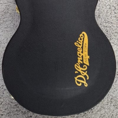 D'Angelico Excel Mini DC Semi-Hollow Body Electric Guitar with Hard Case, Viola image 10