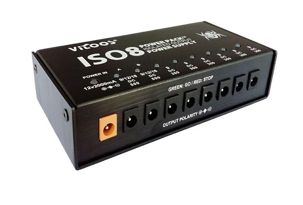 Vitoos ISO-8 Isolated Power Supply for pedals | Reverb