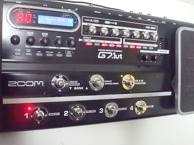 ZOOM G7.1ut 　真空管GUITAR EFFECTS CONSOLE G7.1ut Guitar Effects Console | Zoom