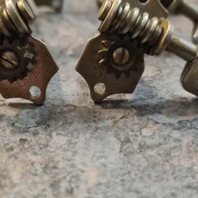 Grover Sta-Tite Open back tuners 1960s Gretsch - Nickel image 2