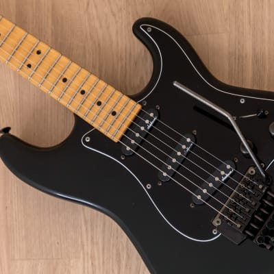 1987 Charvel by Jackson Model 1A SSS Electric Guitar Black w/ TRS