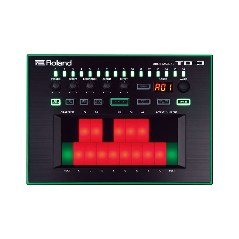 Immagine Roland AIRA TB-3 Touch Bassline Synthesizer - 1