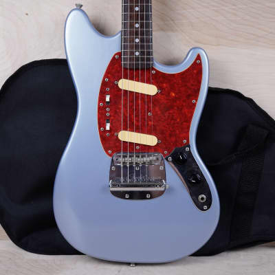 Fender MG-69 Mustang Reissue CIJ 1996 Metallic Blue Refinish w/ Bag for sale