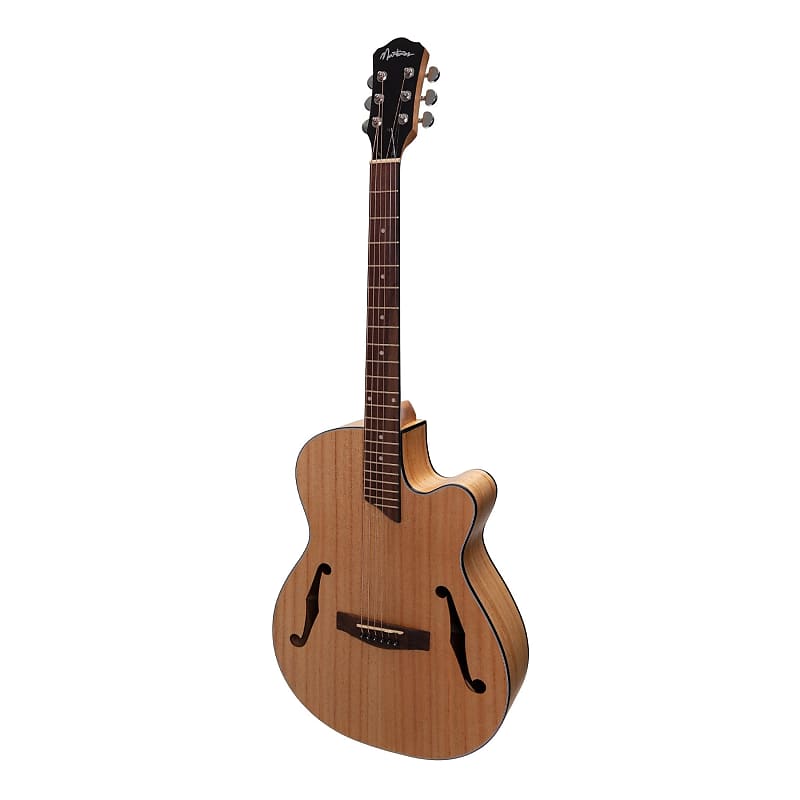 Martinez Jazz Hybrid Acoustic-Electric Small Body Cutaway Guitar (Mindi-Wood) image 1