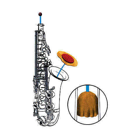 REKA Cleaning Set alt/tenor-sax, bass-clarinet Set de nettoyage pour  saxophone