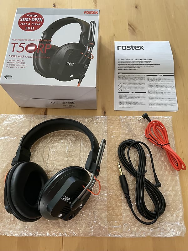 Fostex T50RP mk3 Semi-Open Planar Magnetic Studio Headphones | Reverb