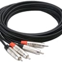 Hosa HRR003X2 Pro Stereo Interconnect Dual RCA 3Ft