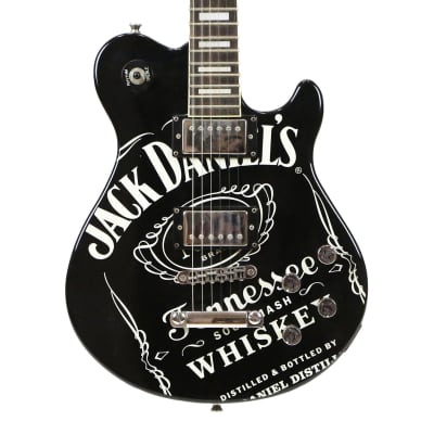 Peavey Jack Daniel’s No. 7 Tennessee Whiskey Guitar Logo Les Paul Style Humbuckers Vintage Look for sale