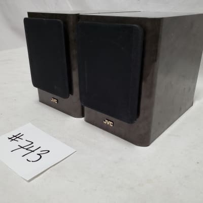 JVC SP-UX1000GR Compact Bookshelf Speakers #743 Good Working & Sounding Condition - Sold As A Pair - image 6
