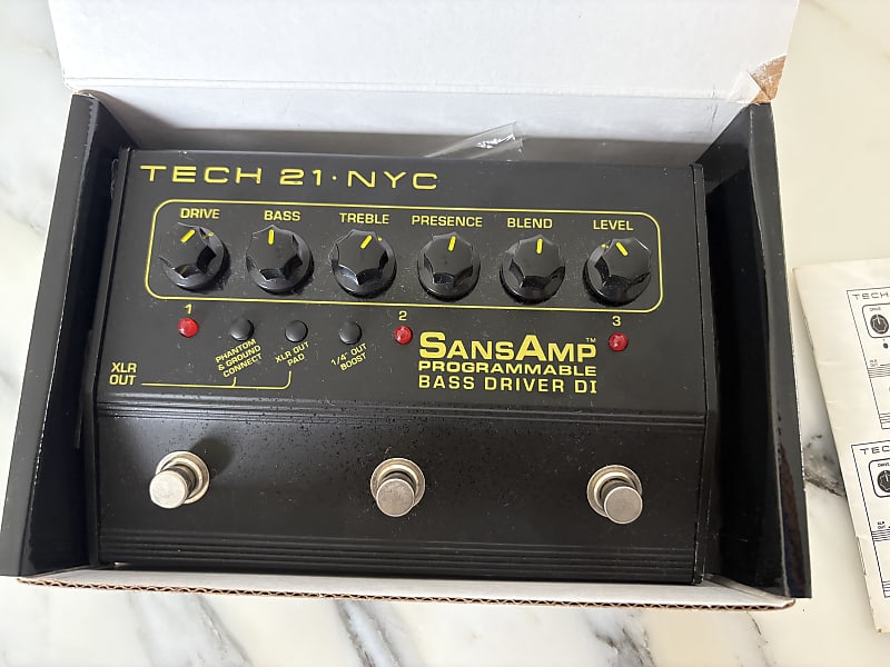 Tech 21 Sansamp Programmable Bass Driver
