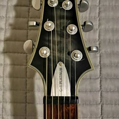 *LIKE NEW* 2018 Schecter C-1 Platinum - See-Thru Black Satin image 4