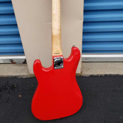 Fender Mini Squier Stratocaster Electric Guitar Dakota Red image 2