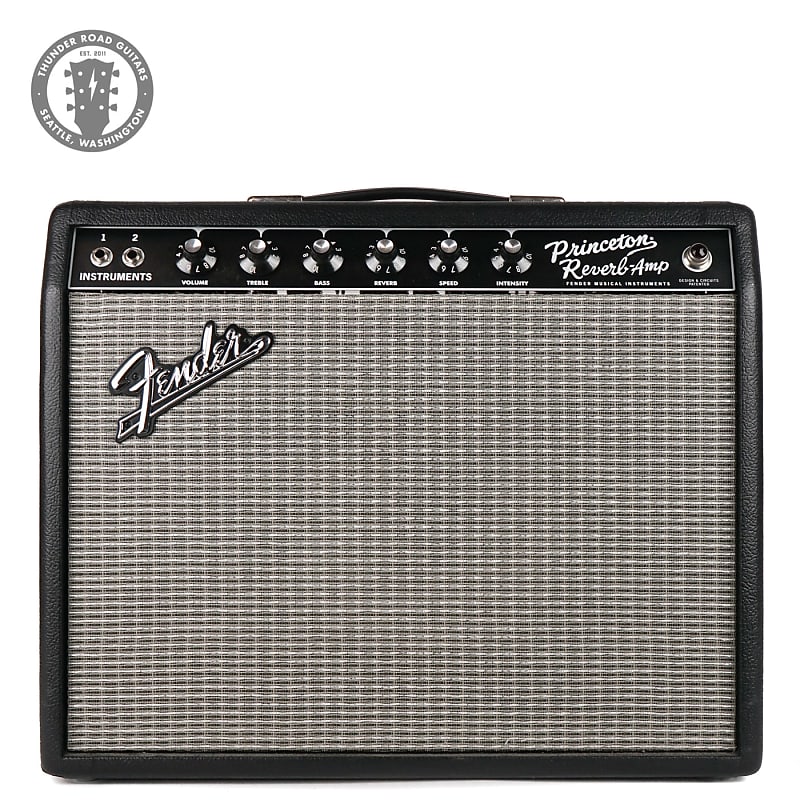 2014 Fender '65 RI Princeton Reverb Black Panel | Reverb Canada