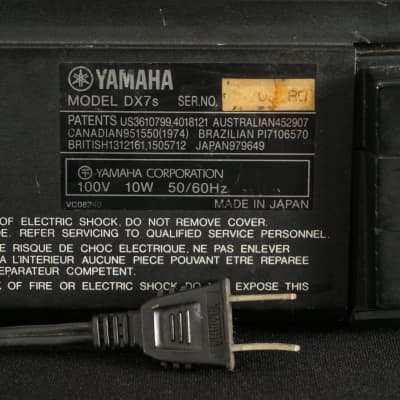 Yamaha DX7S 80s Digital Polyphonic FM Synthesiser  - 100V image 12