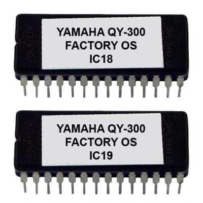 Yamaha QY-300 EProms with Factory OS Eprom Rescue repair Firmware QY300