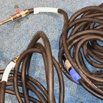 ProCo 50' Speakon-1/4" 12 Gauge Speaker cables  2000's  PAIR image 2