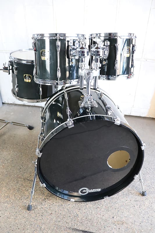Yamaha Stage Custom Advantage 4pc Birch Drum Kit Set 22/14/12/10 Dark Grey