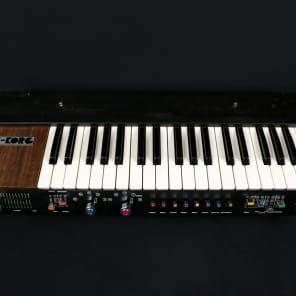 Univox Mini-Korg 700 K1 keyboard synthesizer w/ orig case in excellent condition image 2