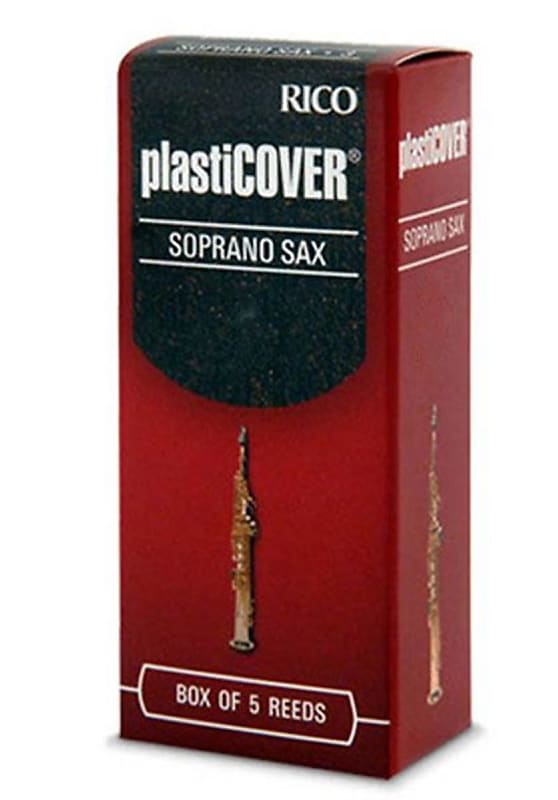 D'Addario Plasticover force 3.5 - boite de 5 anches saxophone soprano