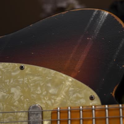 American Highway One Fender Telecaster Relic Nitro Custom Sunburst image 7