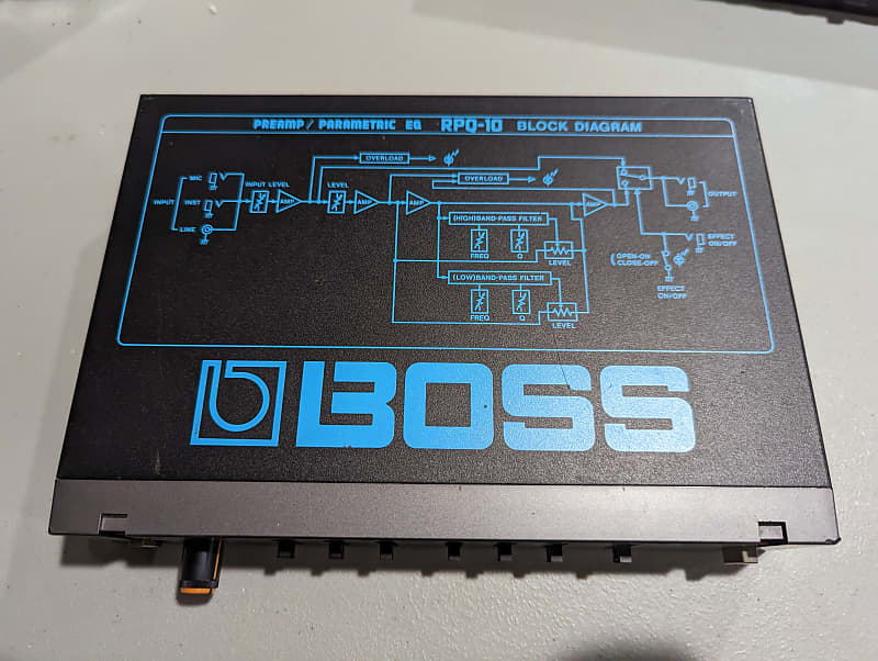 Boss RPQ-10 Micro Rack Series Preamp / Parametric EQ | Reverb