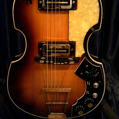 HOFNER*459TZ*Vintage Violin-Shaped Guitar &*FREE* VOX VT-50 Amplifier for sale