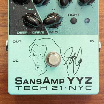 Tech 21 Sansamp YYZ (Geddy Lee) Bass Preamp Pedal - Bass Central