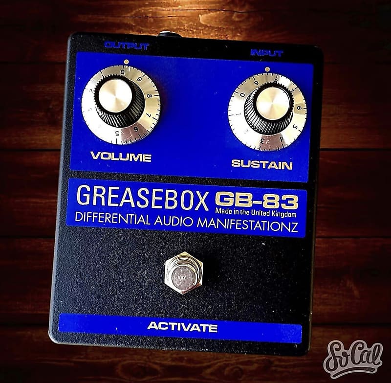 D*A*M GB83 Greasebox “Black/Blue” Reverb