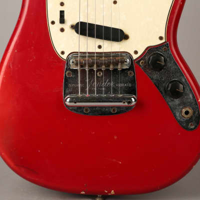Fender Mustang - 1965 - Dakota Red w/OHSC image 5