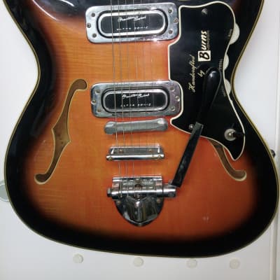 BURNS TR2 Guitar 1963-64 Red Sunburst image 2