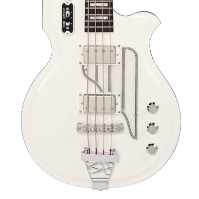 Airline Map Bass Tone Chambered Mahogany Body Bolt-On Bound Maple Neck 4-String Electric Bass Guitar image 4
