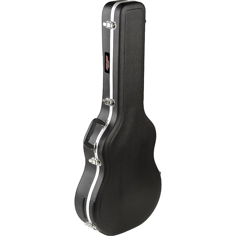 SKB 1SKB-3 Thinline Acoustic/Classical Economy Hardshell Guitar Case 2010s - Black image 1