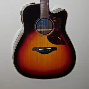 Yamaha FG720S-BL Dreadnought Acoustic Guitar Black | Reverb