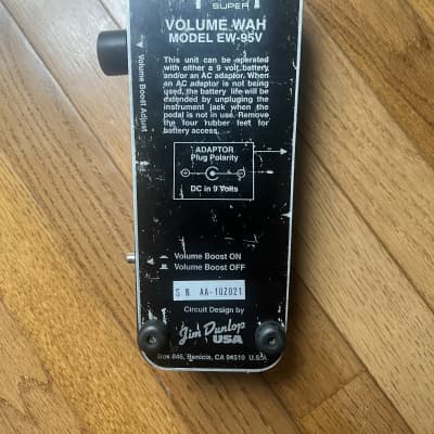 Reverb.com listing, price, conditions, and images for dunlop-mister-cry-baby-super-wah-volume