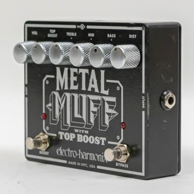Electro-Harmonix 7602 Metal Muff With Top Boost Guitar Effect Pedal image 3