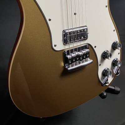 Schecter PT Fastback Electric Guitar Gold Top Finish image 6