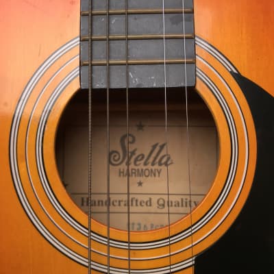Vintage Stella Harmony Acoustic Guitar image 6